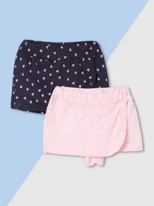 Max Girls Pack of 2 Printed Skort