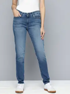 Levis Women 711 Skinny Fit Light Fade Stretchable Jeans