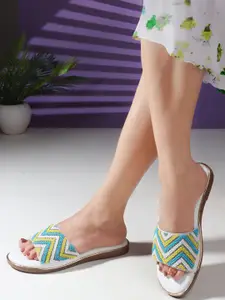 Carlton London Women Embellished Party Open Toe Flats