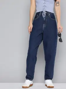 Levis Women Pure Cotton Loose Tapered Fit High-Rise Jeans