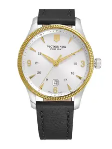 Victorinox Men Titanium Dial & Straps Analogue Watch 241993.1