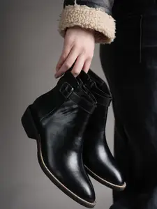 The Roadster Lifestyle Co Women Block-Heeled Regular Boots