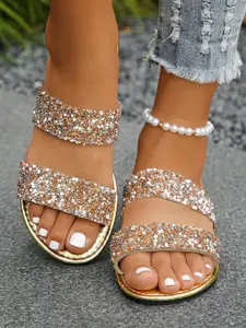 Jbarg Women Open Toe Flats