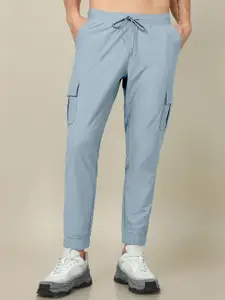 Technosport Men Relaxed Slim Fit Wrinkle Free Trousers