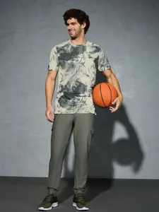 Technosport Men Relaxed Slim Fit Wrinkle Free Trousers