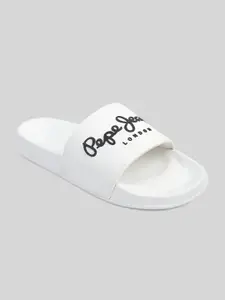 Pepe Jeans Men Printed Sliders