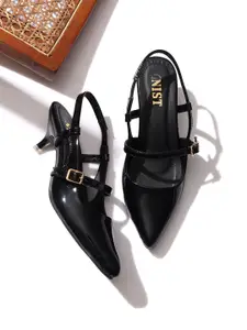 GNIST Kitten Pumps with Buckles