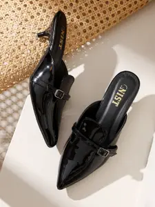 GNIST Kitten Pumps with Buckles