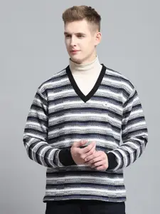 Monte Carlo Men Striped Woollen Pullover