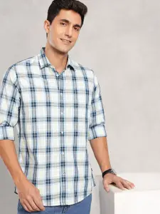 Nautica Classic Checked Pure Cotton Casual Shirt