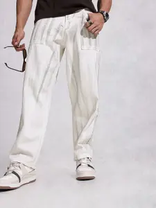 WROGN Men Loose Fit Pure Cotton Jeans