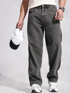 WROGN Men Loose Fit Mid-Rise Light Fade Pure Cotton Jeans