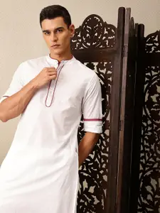 House of Pataudi Band Collar Jashn Kurta