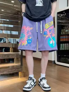 StyleCast Men Printed Regular Fit Mid-Rise Shorts