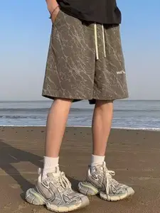 StyleCast Men Typography Printed Mid-Rise Regular Fit Shorts