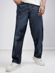 HIGHLANDER Men High Rise Loose Fit Ankle Length Jeans