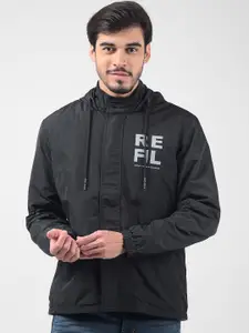 Numero Uno Men Typography Printed Bomber Jacket