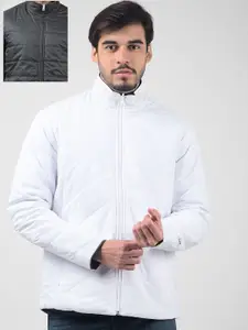 Numero Uno Men Solid Reversible Quilted Jacket