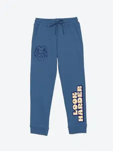 YK Disney Boys Typography Printed Joggers