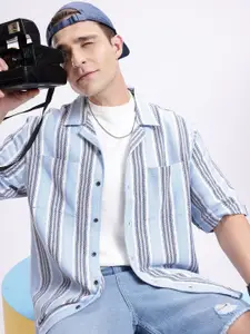 Kook N Keech Premium Relaxed Fit Checked Pure Cotton Casual Shirt