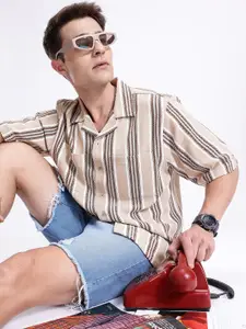 Kook N Keech Premium Relaxed Fit Checked Pure Cotton Casual Shirt