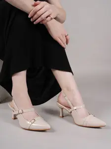 Lavie Women Slim Heeled Pumps with Buckles