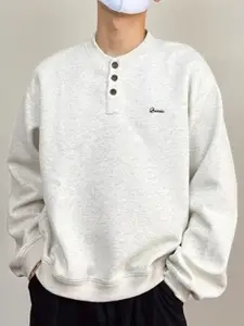 StyleCast Men Solid Cotton sweatshirt