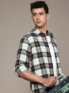 The Roadster Life Co. Checked Pure Cotton Casual Shirt