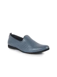 FAUSTO Men Textured PU Mojaris