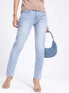 glitchez Women Slim Fit Light Fade Stretchable Jeans