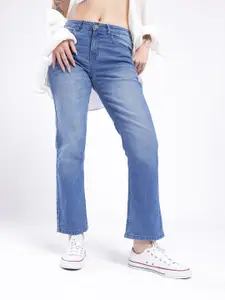 glitchez Women Stretchable Slim Fit Heavy Fade Jeans