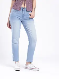 glitchez Women Stretchable Slim Heavy Fade Jeans