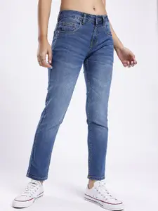 glitchez Women Slim Fit Heavy Fade Stretchable Jeans