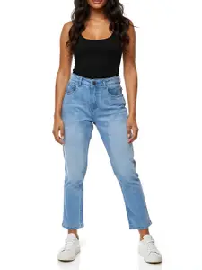 glitchez Women Slim Fit Light Fade Jeans