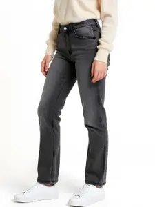 glitchez Women Relaxed Fit Light Fade Stretchable Jeans