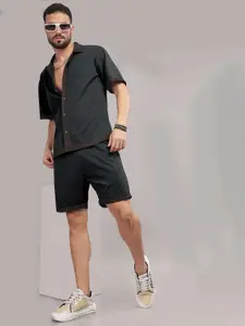 TRIBE Short Sleeves Shirt With Shorts