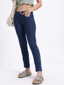 glitchez Women Slim Fit Cropped Jeans