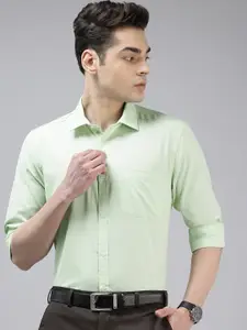 Park Avenue Slim Fit Textured Formal Shirt