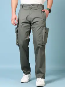 V-Mart Men Regular Fit Mid-Rise Cotton Cargo Trouser