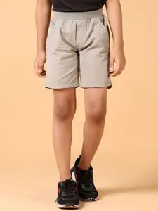 V-Mart Boys Solid Cotton Twill  Shorts