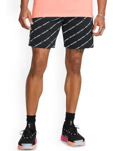 UNDER ARMOUR Men Project Rock Icon Fleece Printed Badge Of Honor Shorts
