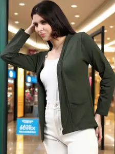 Kryptic Women Open Front Cotton Shrug