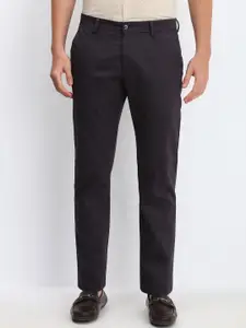 Allen Solly Men Slim Fit Mid-Rise Cotton Formal Trouser