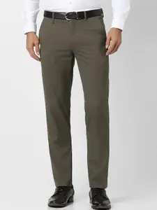 Van Heusen Men Slim Fit Formal Trousers
