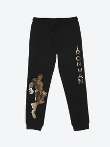 YK Marvel Boys Avengers Graphic Printed Joggers
