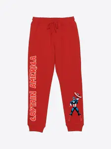 YK Marvel Boys Cotton Graphic Printed Joggers