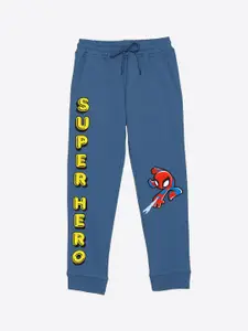 YK Marvel Boys Spider-man Graphic Printed Joggers