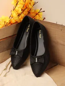 Retro Walk Women Ballerinas with Buckles Flats