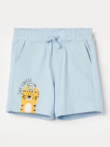 Juniors by Lifestyle Boys Printed Regular Fit Mid-Rise  Shorts