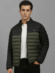 Louis Philippe Sport Men Colourblocked Cotton Reversible Puffer Jacket